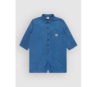Quiksilver Saba Denim Romper Overall indigo light M