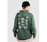 Quiksilver Salt Water Graphic Hoodie trekking green S