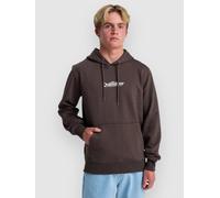 Quiksilver Screen Fleece Fineline Hoodie chocolate brown XS