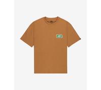 Quiksilver Serenity Splash Short Sleeve T-Shirt Brown Green White - S