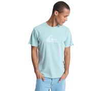 Quiksilver Ev Comp Logo Short Sleeve T-Shirt Blue White - S