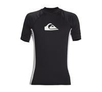 Men's Quiksilver Mens Everyday Short Sleeve UV Protect Rash Vest - Black - Size: 44