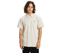 Quiksilver Short-Sleeved Knit top MW Pique Polo Men's Grey XL
