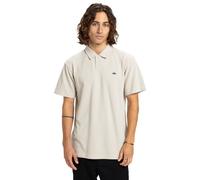 Quiksilver Short-Sleeved Knit top MW Pique Polo Men's Grey XXL