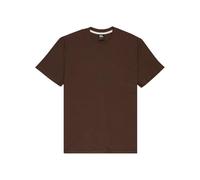 Quiksilver Short-Sleeved Knit top SLUB Roundneck Men's Brown M