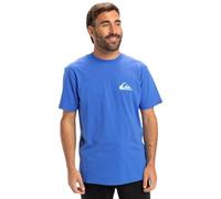 Quiksilver Mens Everyday Mini Logo Short Sleeve Tee - Blue, Blue, Size S, Men Blue