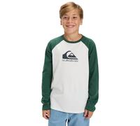 Quiksilver Short-Sleeved T-Shirt EV Omni Logo Raglan LS YTH Boy's White 12