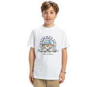 Quiksilver Kids Ev Skull Feast Short Sleeve T-Shirt - White - Size: 4 years/2 years/3 years