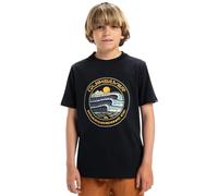 Men's Quiksilver Kids Evo Three Seas Short Sleeve T-Shirt - Black - Size: 38/Regular