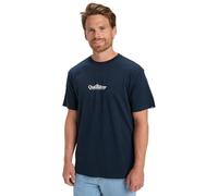 Quiksilver Fineline Short Sleeve T-Shirt Navy Blue - M