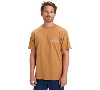 Quiksilver Short-Sleeved T-Shirt Light Waves SS Men's Brown XS