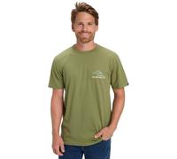 Quiksilver Short-Sleeved T-Shirt Light Waves SS Men's Green XS