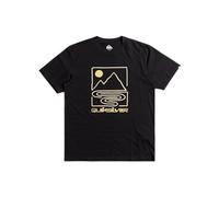 Quiksilver Short-Sleeved T-Shirt Men QS Outline Mountains SS L Black