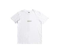 Men's Quiksilver Mens QS Simple Lettering Graphic T-Shirt - White - Size: 42/Regular
