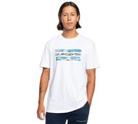 Quiksilver Short-Sleeved T-Shirt QS CAMO Logo SS Men White XS