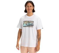 Quiksilver Mens Retro Fade T-Shirt White XL