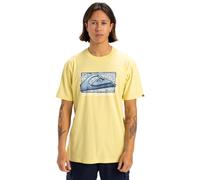 Quiksilver Short-Sleeved T-Shirt Retro Fade SS Men Yellow XXL
