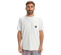 Quiksilver Short-Sleeved T-Shirt Salt Water Pocket SS TEE Men White S