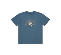 Quiksilver Short-Sleeved T-Shirt Skull Lines SS Men Blue XL
