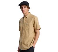 Quiksilver Short Sleeves Shirt TIME Box Mens Brown