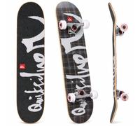 Quiksilver Skateboards for All Experience Levels, Complete Skateboard Ideal for Kids Teens and Adults