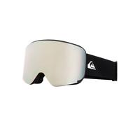 Quiksilver - Ski/Snowboard Goggles - Switchback Black Clux ML Silver in Silicone Black one size