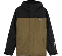 Quiksilver - Ski/snowboard jacket - Overcast Gore-Tex Jacket Black Grape Leaf for Men - Size L Black L