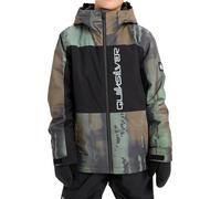 Quiksilver Snow Jacket Side HIT Block Jacket Boy's Green 10