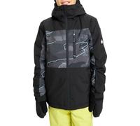Quiksilver - Ski/snowboard jacket - Side Hit Printed Youth Jacket Camostrokes True Black - Kid Size 10 y Black 10 y