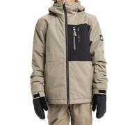 Quiksilver - Ski/snowboard jacket - Side Hit Solid Youth Jacket Fallen Rock - Kid Size 8 y - Beige Beige 8 y