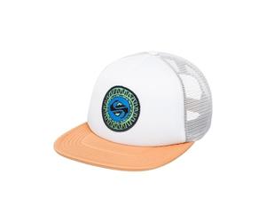 Quiksilver Slab Scratch Trucker Cap - Kids - Brown., Bran, One Size