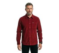 Quiksilver Smoke Trail Cord Long Sleeve Shirt Red L Men