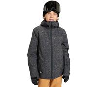 Quiksilver Snow Jacket Mission Printed Jacket Boy's Black 12