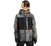 Quiksilver Snow Jacket Side HIT Block Jacket Boy's Green 10