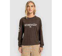 Quiksilver Standard Long Sleeve T-Shirt chocolate brown S