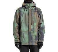 Quiksilver - Stretch ski/snowboard Jacket - Muldrow 20k Jacket Bloomfade Dark Ivy for Men - Size XL - Khaki Khaki XL