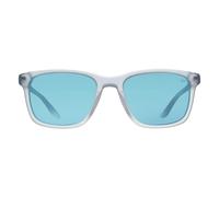 Quiksilver Sunglasses QS4001 MBLU Matte Ice Blue Crystal Blue Mirrored