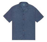 Quiksilver - Organic cotton and hemp shirt - Sunrise SS Shirt Dark Navy for Men - Size L Navy L