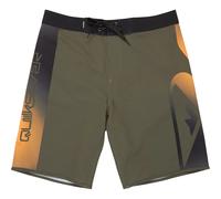 Quiksilver Surfsilk Holmes 20Inch Swim Shorts Khaki Green Orange Black - 32