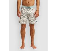 Quiksilver Surfsilk Scallop 18 Boardshorts bone white nature tile 31