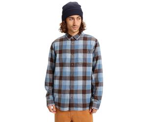 Quiksilver Sweater Motherfly Plaid LS Shirt Men's Blue XXL
