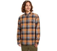 Quiksilver Sweater Motherfly Plaid LS Shirt Men's Brown S
