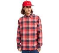 Quiksilver Sweater Motherfly Plaid LS Shirt Men's Pink M