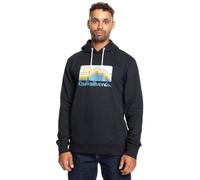 Quiksilver Mens Gradient Mountains Hoodie Black L