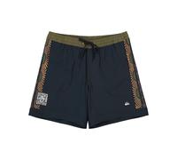 Quiksilver - Swim shorts - Surfsilk Nomad Volley 17 Boardshort Black for Men in Recycled Polyester - Size M Black M