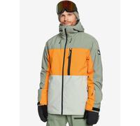 Quiksilver Sycamore jacket with hood strong orange green - XXL