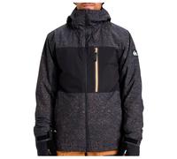 Quiksilver - Sycamore Printed Jacket Mountain Static True Black - XL - Ski Jacket