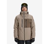 Quiksilver Sycamore Solid 20K Hooded Jacket Brown - M