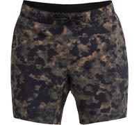 Quiksilver - Water-repellent hybrid shorts - Highline Amphibian 17 Hybrid Short Grape Leaf Light Reflection for Men - Size 34 US - Khaki Khaki 34 US
