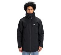 Quiksilver Waterproof Hooded Jacket Overcast 3K Parka Mens Black L
